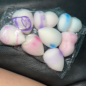 8 mini make up sponges